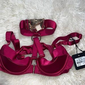 Honey Birdette chastity passion bra 34B NWT